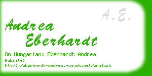 andrea eberhardt business card
